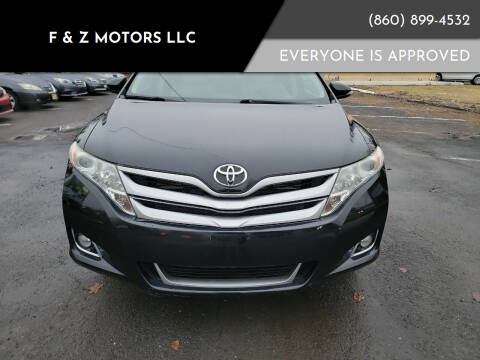 2014 Toyota Venza for sale at F & Z MOTORS LLC in Vernon Rockville CT