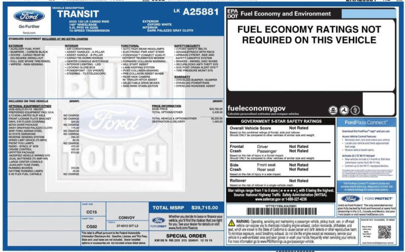 2020 Ford Transit