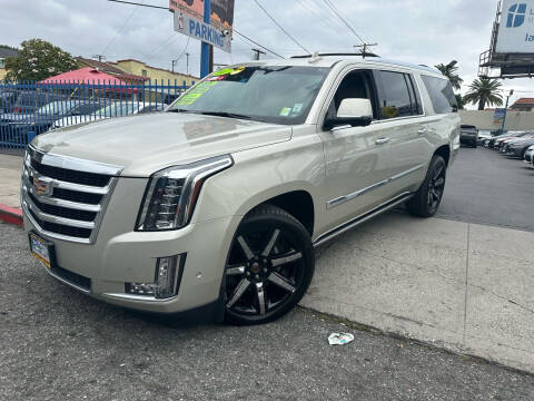 2017 Cadillac Escalade ESV for sale at LA PLAYITA AUTO SALES INC in South Gate CA