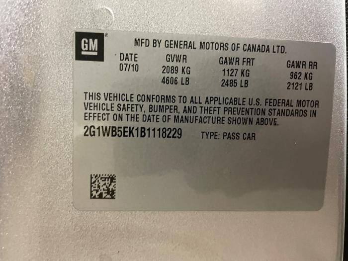 2011 Chevrolet Impala LT