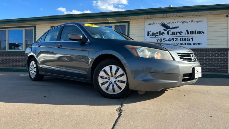 2010 Honda Accord for sale at Eagle Care Autos in Mcpherson KS