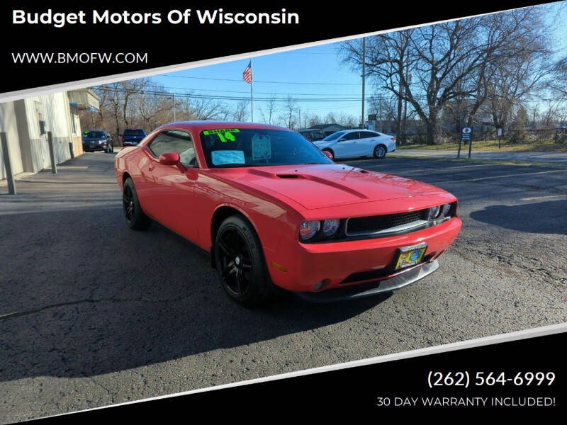 2014 Dodge Challenger for sale at Budget Motors of Wisconsin in Racine WI