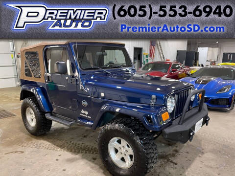 2005 Jeep Wrangler for sale at Premier Auto in Sioux Falls SD