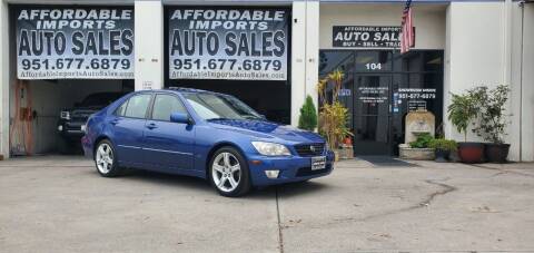 2002 Lexus IS 300 for sale at Affordable Imports Auto Sales in Murrieta CA