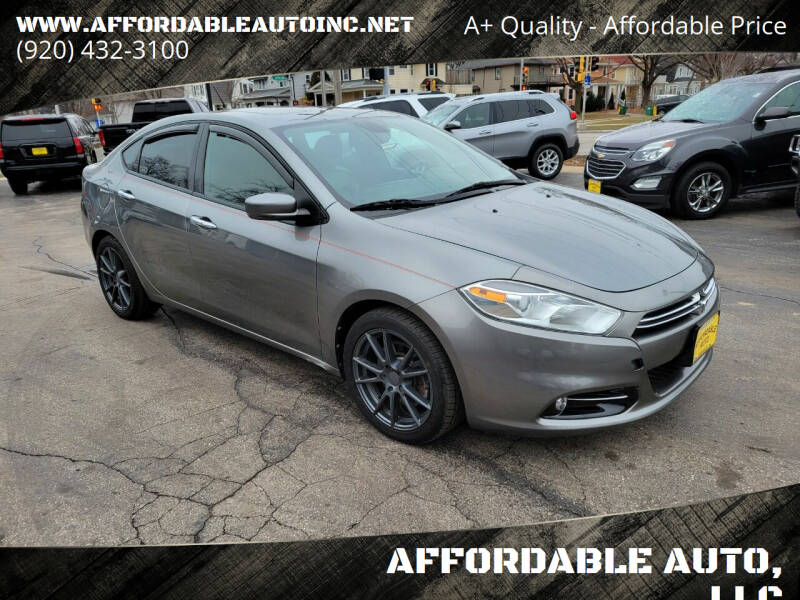 2013 Dodge Dart for sale at AFFORDABLE AUTO, LLC in Green Bay WI