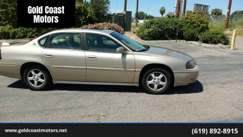 2004 Chevrolet Impala for sale at Gold Coast Motors in Lemon Grove CA