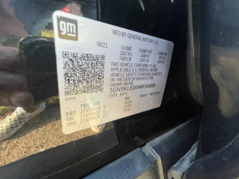 2021 Chevrolet Tahoe Police