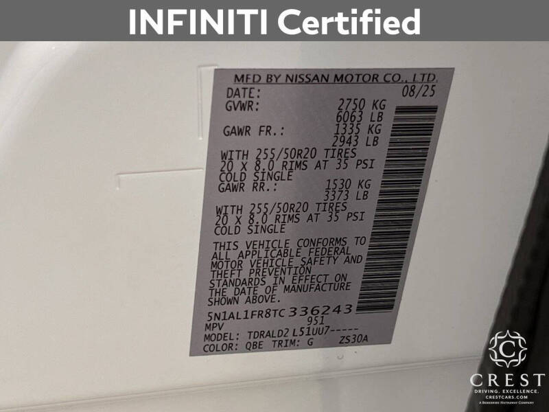 2026 Infiniti QX60 Luxe