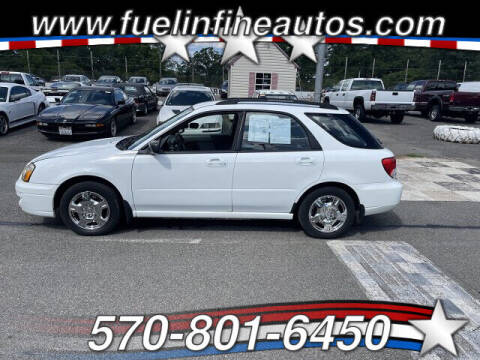 2004 Subaru Impreza for sale at FUELIN FINE AUTO SALES INC in Saylorsburg PA