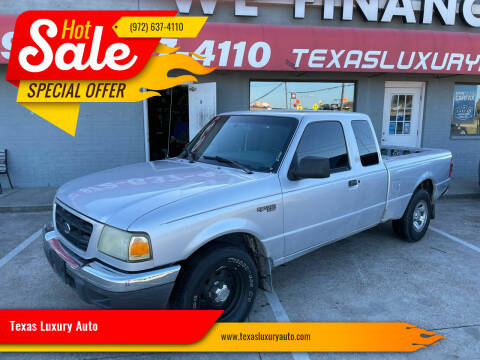 2002 Ford Ranger for sale at Texas Luxury Auto in Cedar Hill TX