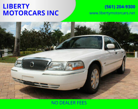 2003 Mercury Grand Marquis for sale at LIBERTY MOTORCARS INC in Royal Palm Beach FL