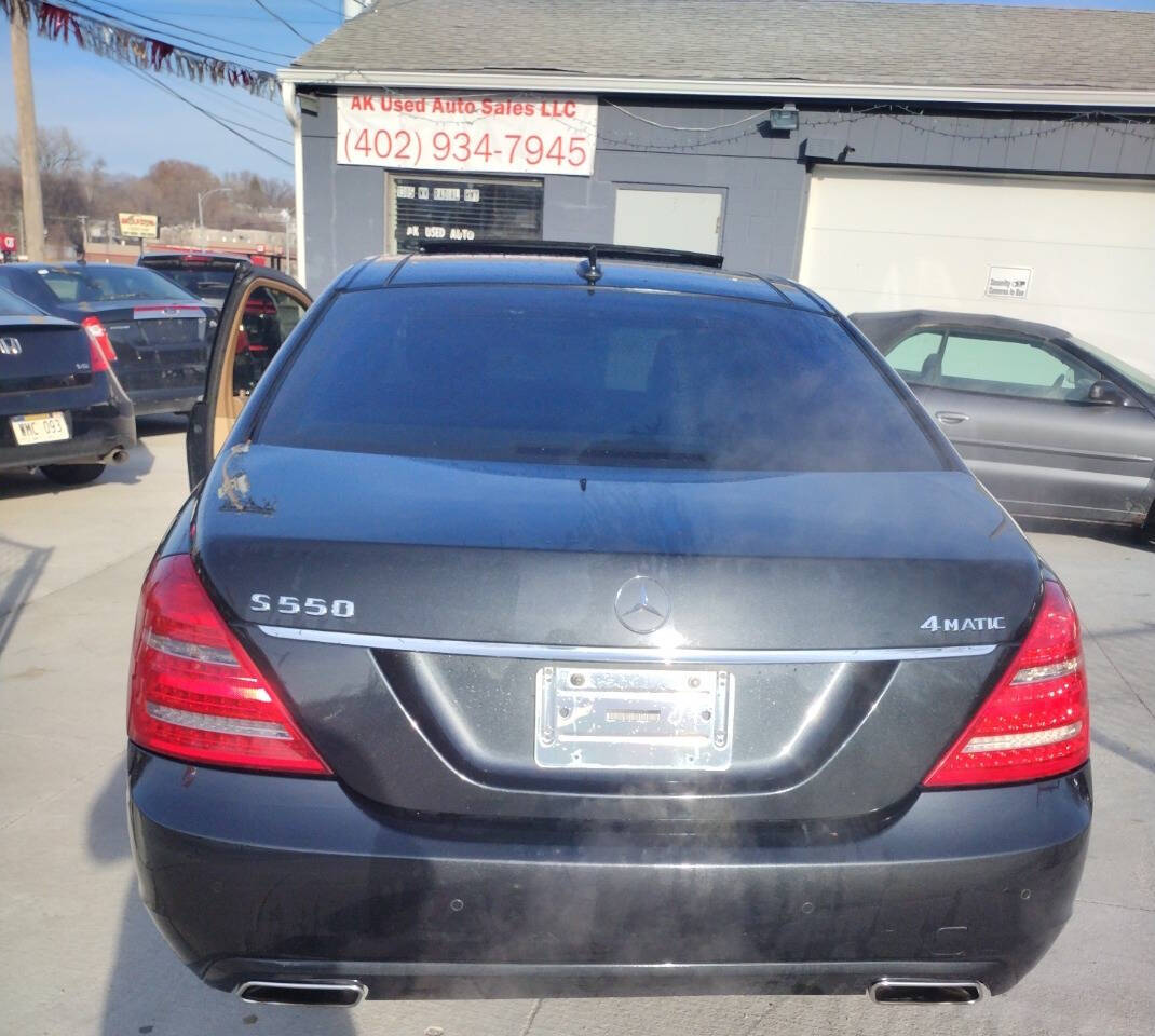 2013 Mercedes-Benz S-Class for sale at AK Used Auto Sales LLC in Omaha, NE