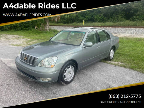 2002 Lexus LS 430 for sale at A4dable Rides LLC in Haines City FL