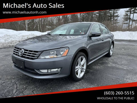 2012 Volkswagen Passat for sale at Michael's Auto Sales in Derry NH