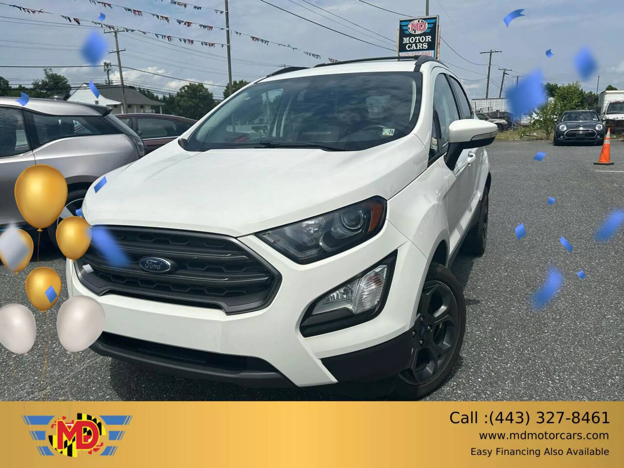 2018 Ford EcoSport for sale at MD MOTORCARS in Aberdeen, MD