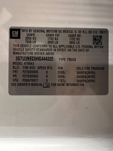 2017 GMC Sierra 1500