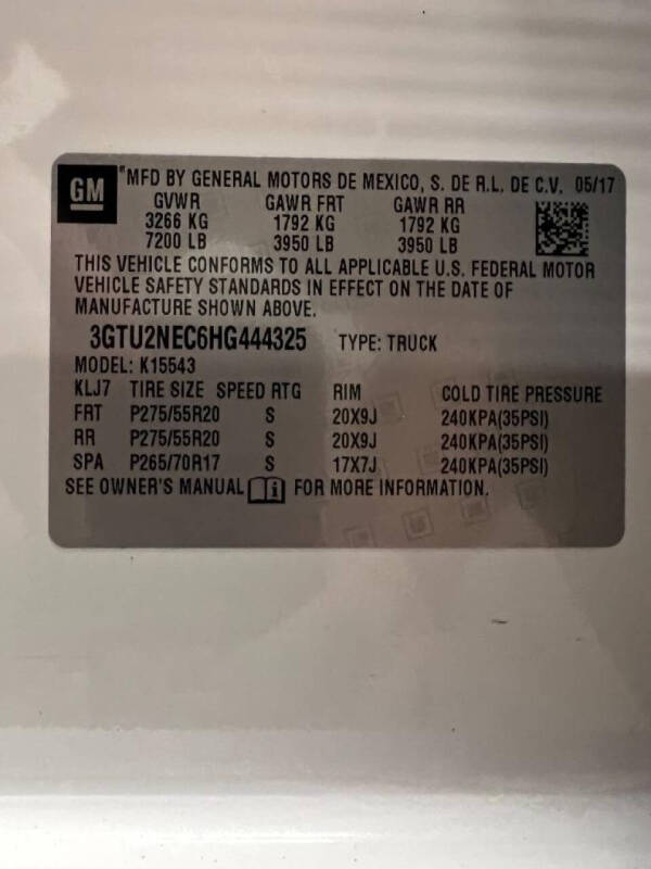 2017 GMC Sierra 1500