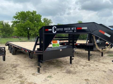2024 COFFEE CREEK  - Flatbed Gooseneck Trailer - for sale at LJD Sales in Lampasas TX