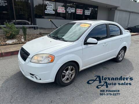 2011 Chevrolet Aveo for sale at Alexander's Auto Sales in North Little Rock AR