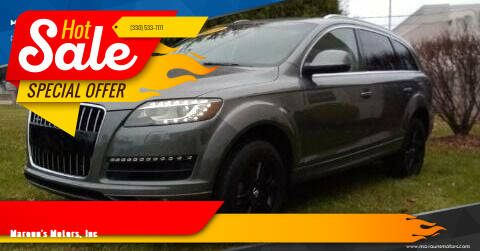 2012 Audi Q7 for sale at Maroun's Motors, Inc in Boardman OH