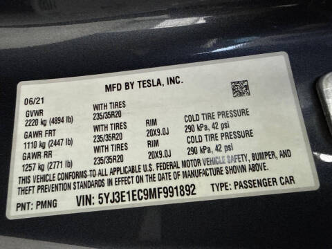 2021 Tesla Model 3 Performance