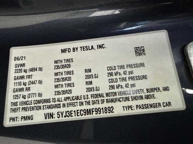 2021 Tesla Model 3 Performance