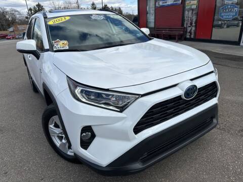 2021 Toyota RAV4 Hybrid for sale at 4 Wheels Premium Pre-Owned Vehicles in Youngstown OH