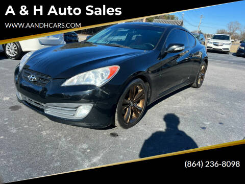 2011 Hyundai Genesis Coupe for sale at A & H Auto Sales in Greenville SC