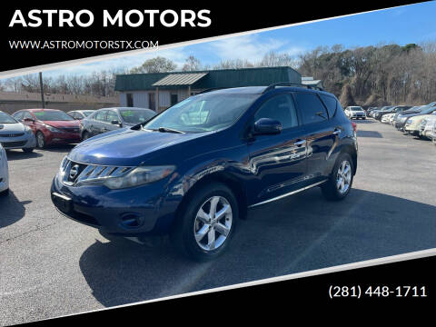 2009 Nissan Murano for sale at ASTRO MOTORS in Houston TX