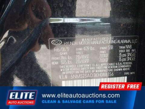 2019 Hyundai Santa Fe SE 2.4L