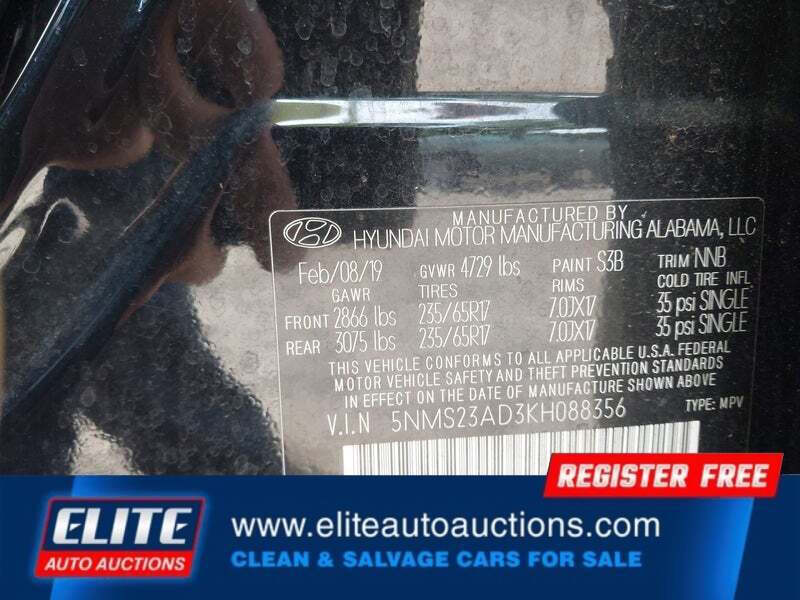 2019 Hyundai Santa Fe SE 2.4L