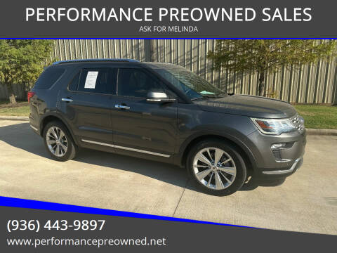 2019 Ford Explorer for sale at PERFORMANCE PREOWNED SALES in Conroe TX