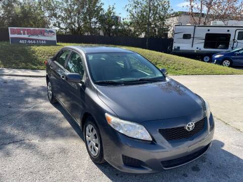 2010 Toyota Corolla for sale at Detroit Cars and Trucks in Orlando FL
