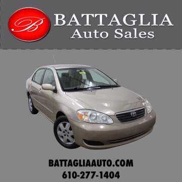 2007 Toyota Corolla for sale at Battaglia Auto Sales in Plymouth Meeting PA