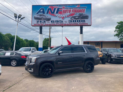 2018 GMC Yukon for sale at ANF AUTO FINANCE in Houston TX