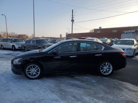 2011 Nissan Maxima for sale at RIVERSIDE AUTO SALES in Sioux City IA