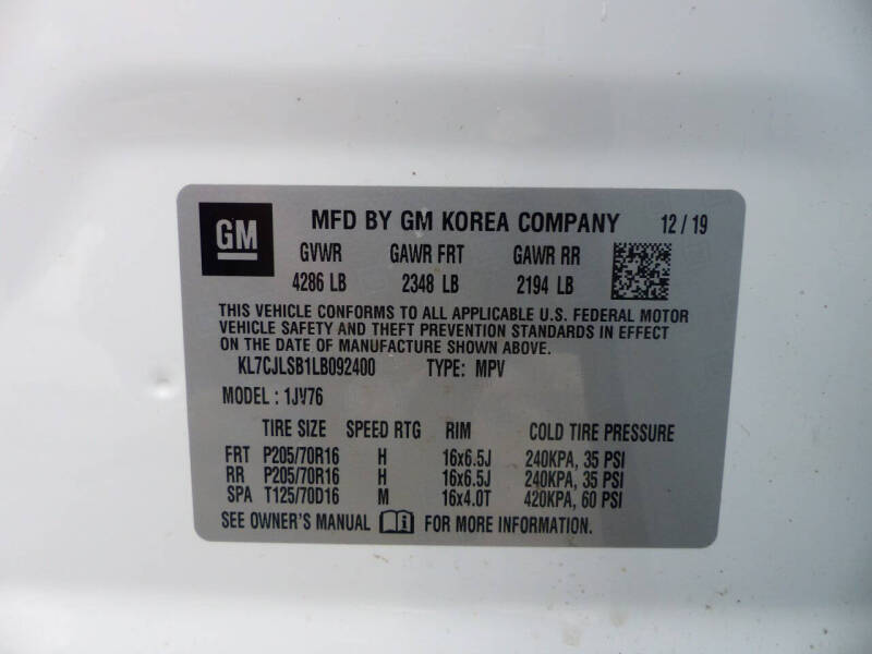 2020 Chevrolet Trax LT