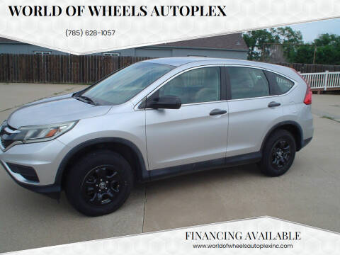 2015 Honda CR-V for sale at World of Wheels Autoplex in Hays KS