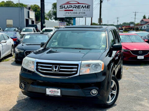 2015 Honda Pilot for sale at Supreme Auto Sales in Chesapeake VA