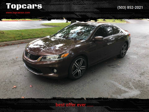 2013 Honda Accord for sale at Topcars in Wilsonville OR