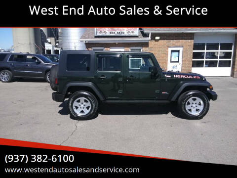 2010 Jeep Wrangler Unlimited for sale at West End Auto Sales & Service in Wilmington OH