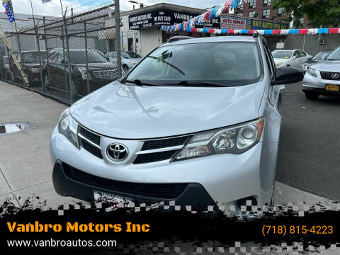 2013 Toyota RAV4 for sale at Vanbro Motors Inc in Staten Island NY