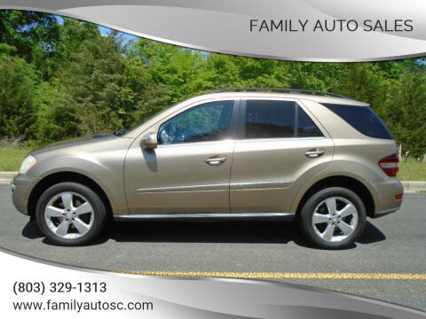 2010 Mercedes-Benz M-Class for sale at Family Auto Sales in Rock Hill SC
