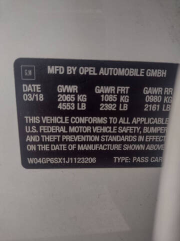 2018 Buick Regal Sportback Essence