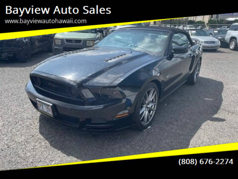 2013 Ford Mustang for sale at Bayview Auto Sales in Waipahu HI