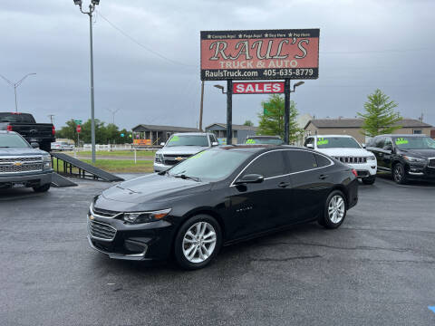 2018 Chevrolet Malibu for sale at RAUL'S TRUCK & AUTO SALES, INC in Oklahoma City OK