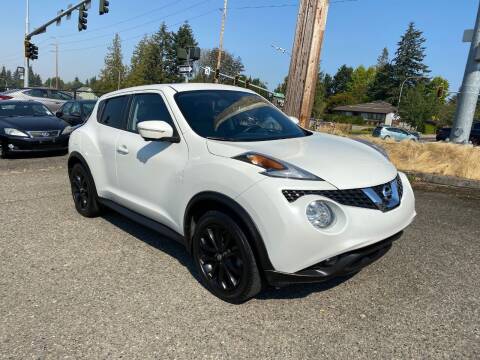 2015 Nissan JUKE for sale at KARMA AUTO SALES in Federal Way WA