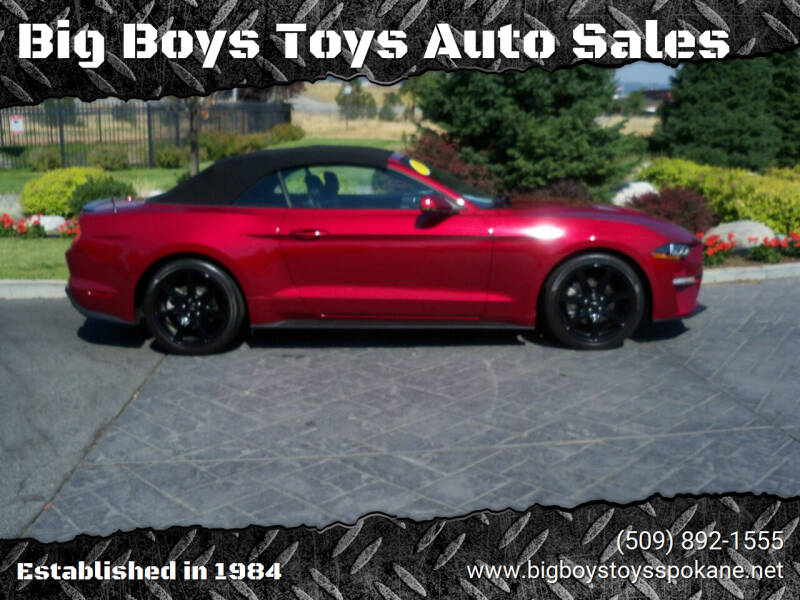 2019 Ford Mustang for sale at Big Boys Toys Auto Sales in Spokane Valley WA