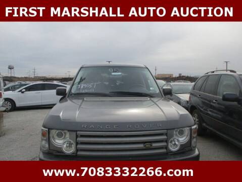 2005 Land Rover Range Rover for sale at First Marshall Auto Auction in Harvey IL
