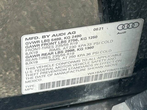 2021 Audi Q5 quattro Premium Plus 45 TFSI